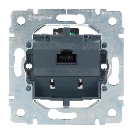 PRO21 Розетка комп. 1-ая 5 кат UTP (RJ45) без лапок (крепление винтами)