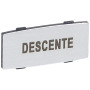 Osmoz вставк. узкая алюм. "DESCENTE" надпись