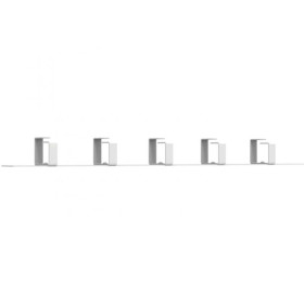 Кабельный органайзер 1U, 5 колец серия EKF PROxima