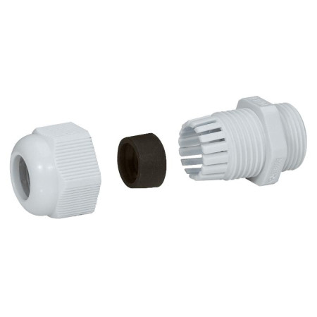 Уплотнитель пластиковый - IP 55 - P.G. 13.5 - диаметр кабеля 7-12 мм - RAL 7035