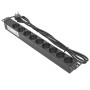 Блок розеток PDU TERACOM PRO 19" 1U 16А/250В 9 розеток Schuko 2 м 3x1,5 мм2 вилка Schuko