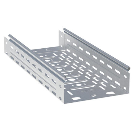 Лоток перфорированный металлический 80х400x3000-1,5мм (6м)