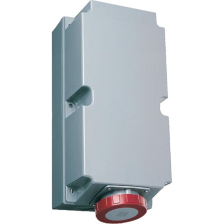 Розетка для монтажа на поверхность с подключением шлейфа 4125RL6W, 125A, 3P+N+E, IP67, 6ч