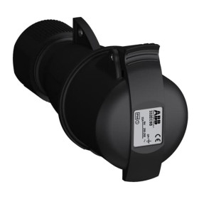 Розетка кабельная Easy&Safe 332EC9B,32А,3P+E,IP44,9ч,черн