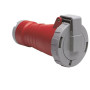 Розетка кабельная 332C11W, 32А, 3P+E, IP67, 11ч