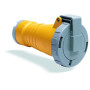 Розетка кабельная 332C9W, 32А, 3P+E, IP67, 9ч