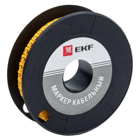 Маркер-кабельный 4,0кв.мм "C" (500шт.) (ЕС-2) EKF PROxima