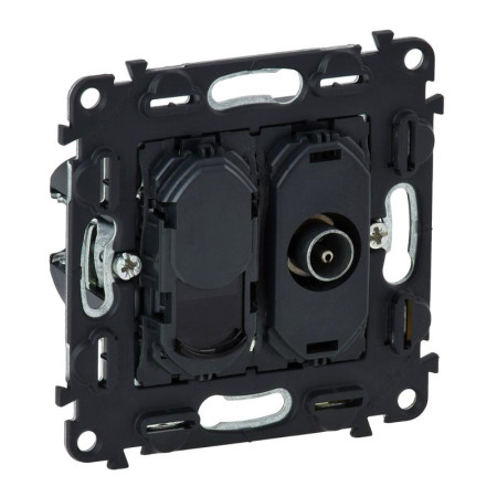 Valena Мех IN'MATIC Розетка TV "звезда"+ RJ45 Кат.6 UTP