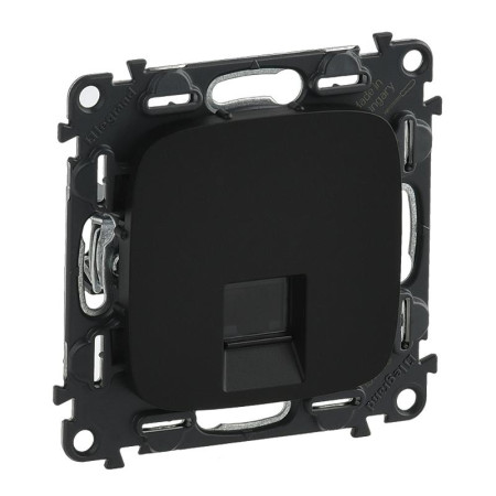 Valena ALLURE DIY Антрацит Розетка комп(RJ45) 1-ая 5 кат UTP
