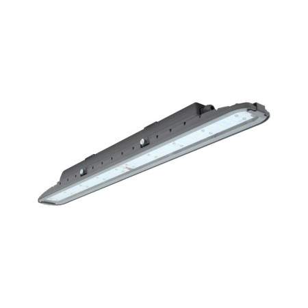 Светильник светодиодный взрывозащищен. SLICK.PRS LED 30 with driver box /tempered glass/ with through wiring Ex 5000K