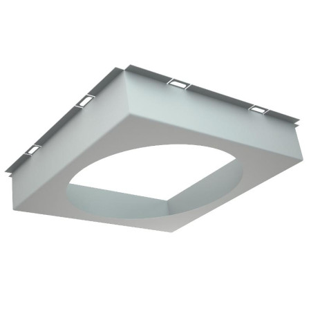 Рамка для потолка SL/DL (SAFARI, PILOT) 290x290xd165 (100x100x50 lamel 10mm) silver