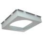 Рамка для потолка SL/DL (SAFARI, PILOT) 290x290xd165 (100x100x50 lamel 10mm) silver