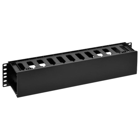 ITK by ZPAS Органайзер пласт. с крышкой 19" 2U 12 сл. черн.