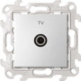 Розетка TV оконечная цвета алюминий S24 Harmonie