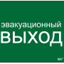 Этикетка самокл. 310х280мм "Эвакуац. выход"