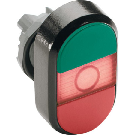 Кнопка двойная START/STOP с красной линзой тип MPD4-11R