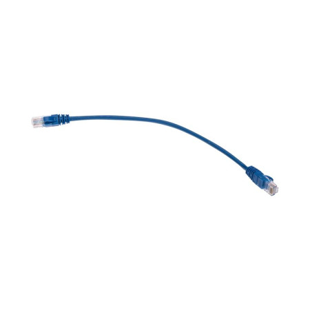 Патч-корд U/UTP, CAT 5e, RJ45-RJ45, 26AWG, LSZH, синий, 0,3м REXANT