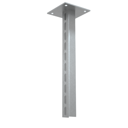 Стойка потолочная усиленная 250 мм INOX304
