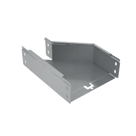 Переходник левый 80х300-600 мм "ПЛЮС" INOX304