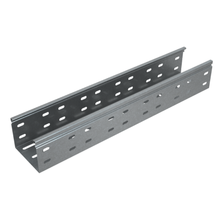 Лоток перф. 80х600х1,5 L2500 мм "Стандарт ПЛЮС" INOX304