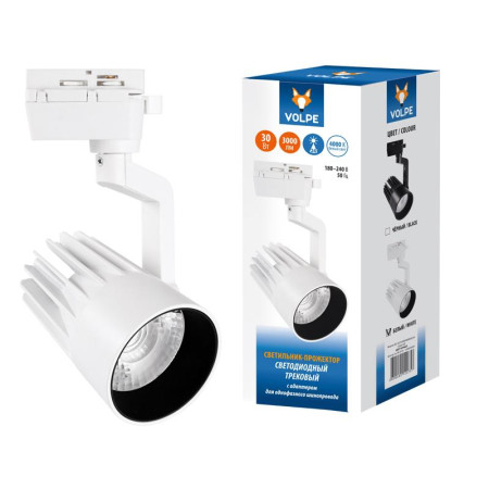 Светильник светодиодный трековый ULB-Q274 30W/4000К WHITE 3000 Лм 4000К белый
