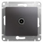 Glossa Графит Розетка TV, механизм