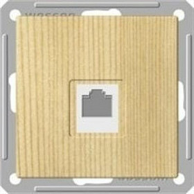 W59 Сосна Розетка компьютерная 1-ая RJ45 кат.5e