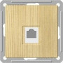 W59 Сосна Розетка компьютерная 1-ая RJ45 кат.5e