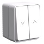AtlasDesign Profi54 Белый О/У Выключатель 2-клавишный для Жалюзи, 2хсх.4