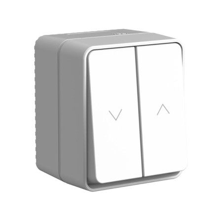 AtlasDesign Profi54 Серый О/У Выключатель 2-клавишный для жалюзи, 2х сх.4