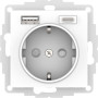 AtlasDesign Лотос Розетка 16А с 2 USB A+C, 5В/2,4А/3,0А, 2х5В/1,5А, механизм
