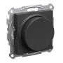 AtlasDesign Базальт Светорегулятор (диммер) поворотно-нажимной, LED, RC, 400Вт, механизм