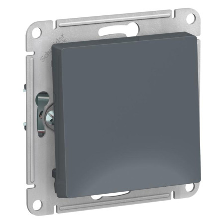 AtlasDesign Грифель Выключатель 1-клавишный 2-полюсный, 10А, механизм