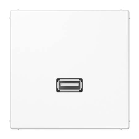 Розетка USB Jung LS 990, скрытый монтаж, белый, MALS1122WW