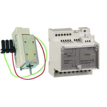 РАСЦЕПИТЕЛЬ MN + ЗАМЕДЛИТЕЛЬ: ПО 400V AC