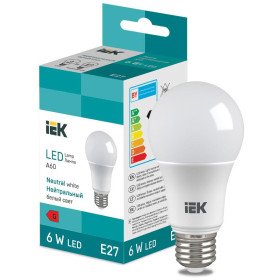 Лампа светодиодная Bulb A60 510lm 4000K E27