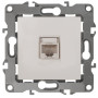 Розетка информационная 12-3107-02 RJ45,  слоновая кость (10/100/3200)