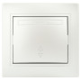 Переключатель Intro Plano 1-103-06 одноклавишный 10А-250В, IP20, СУ, перламутр