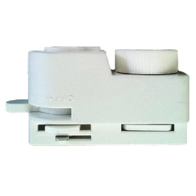 Адаптер для однофазного шинопровода осветительного белый UBX-Q122 G61 WHITE 1 POLYBAG
