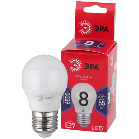 Лампа светодиодная RED LINE LED P45-8W-865-E27 R E27 / Е27 8Вт шар холодный дневной свет
