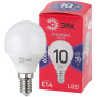 Лампа светодиодная ЭКО LED P45-10W-865-E14 R (диод, шар, 10Вт, хол, E14)