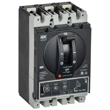 ARMAT Авт. выкл. лит. корпус 3P D 150кА 160А эл. станд.