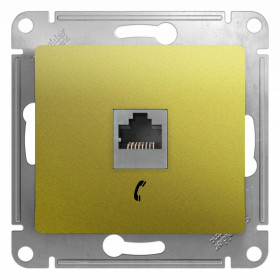 Glossa Фисташковый Розетка телефонная RJ11