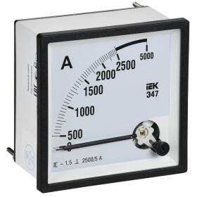 Амперметр Э47 2500/5А кл. точн. 1,5 96х96мм