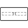 Шильдик MA6-1036 с текстом Close