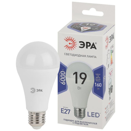 Лампа светодиодная LED 19Вт Е27 6000К A65-19W-860-E27