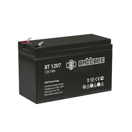 Аккумуляторная батарея ОПС серии BT 1207  12В/7Ач