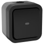 TORS Переключатель однокл. с ин. 10А IP55 TS102 графит