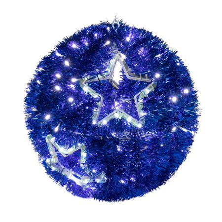 Фигура Шар, LED подсветка диам. 40см, синий