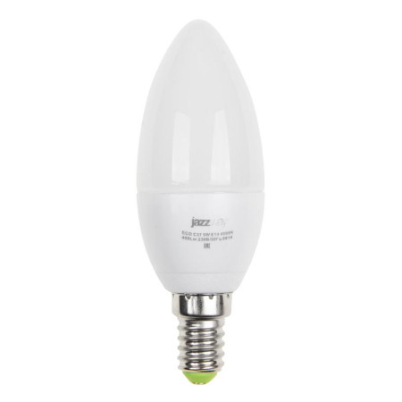 Лампа светодиодная LED 5Вт E14 220В 3000К PLED- ECO-C37 свеча